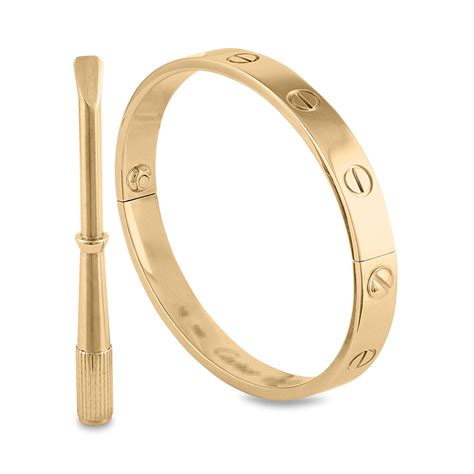 authentic cartier love bracelet - pre owned cartier love bracelet.